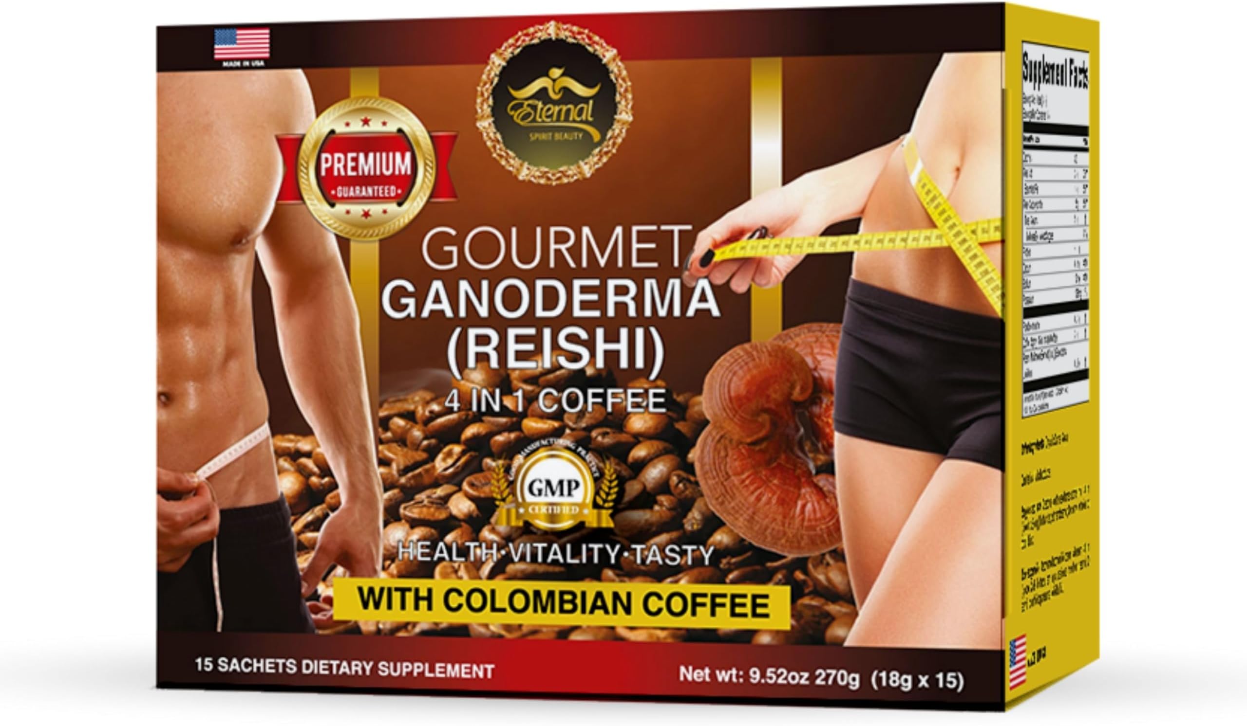 4 in 1 Colombian Coffee Gourmet Ganoderma