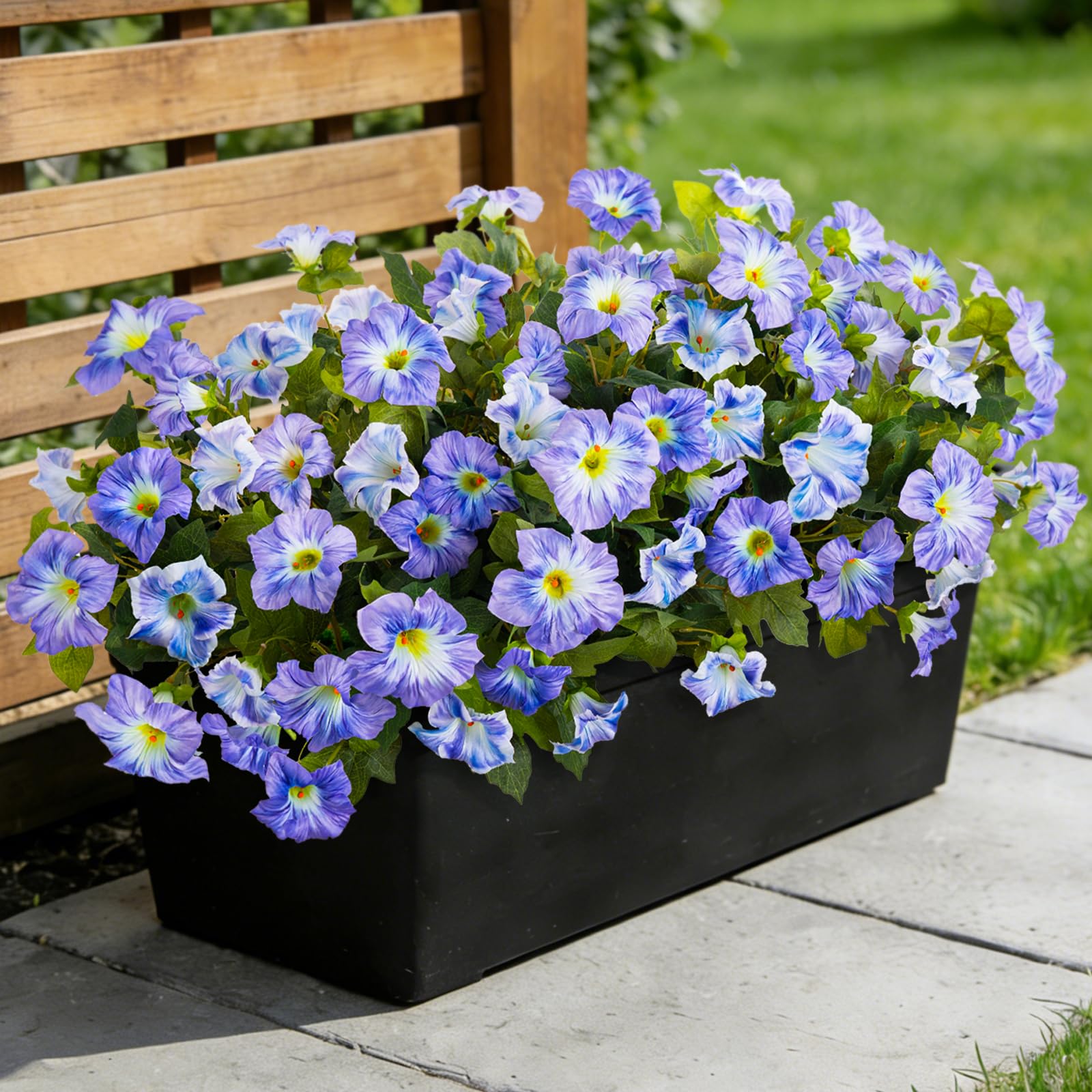 VGNQA 6 Pcs Artificial Petunia Flowers