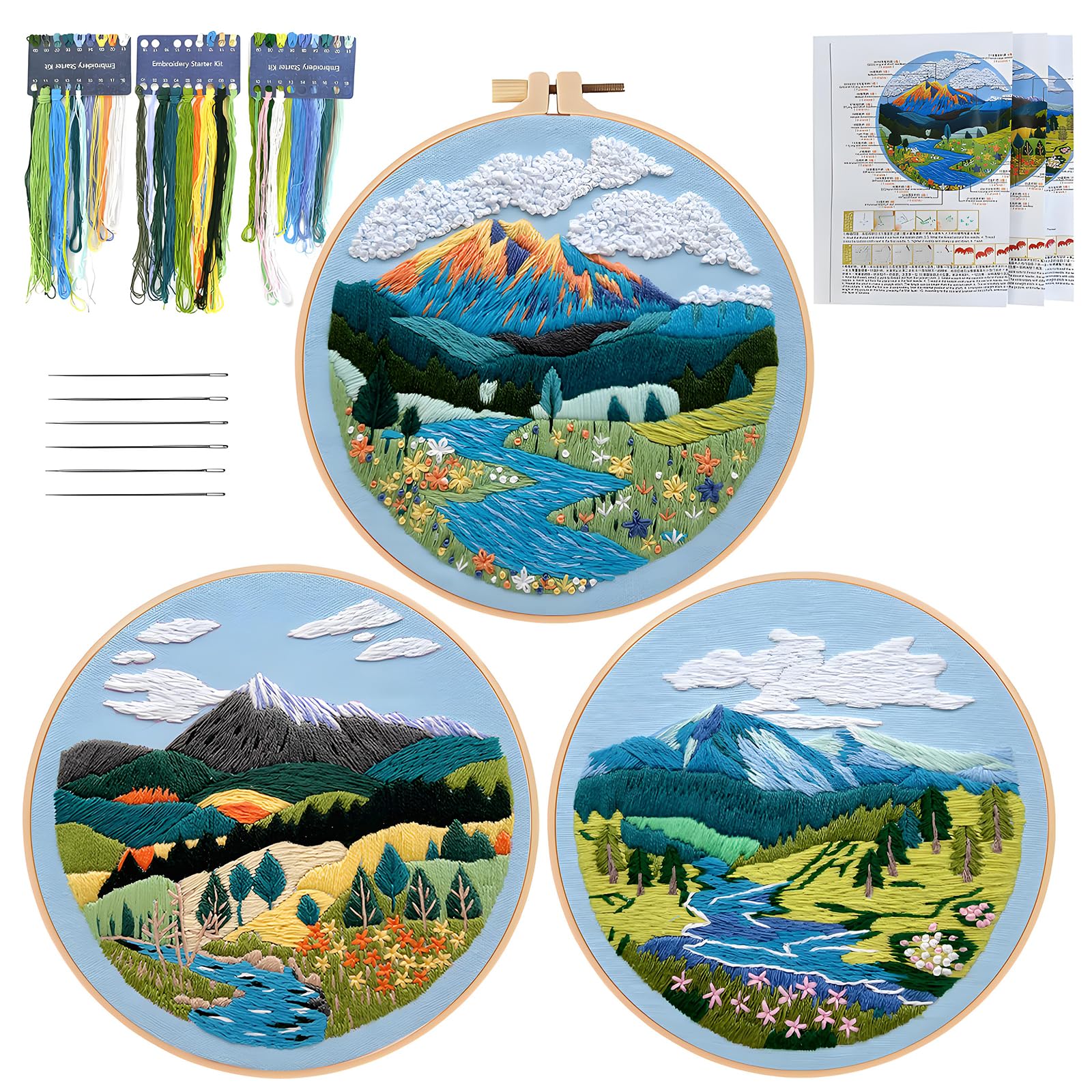 Ensemble De Broderie De Sac De Toile, Ensemble De Point De Croix De