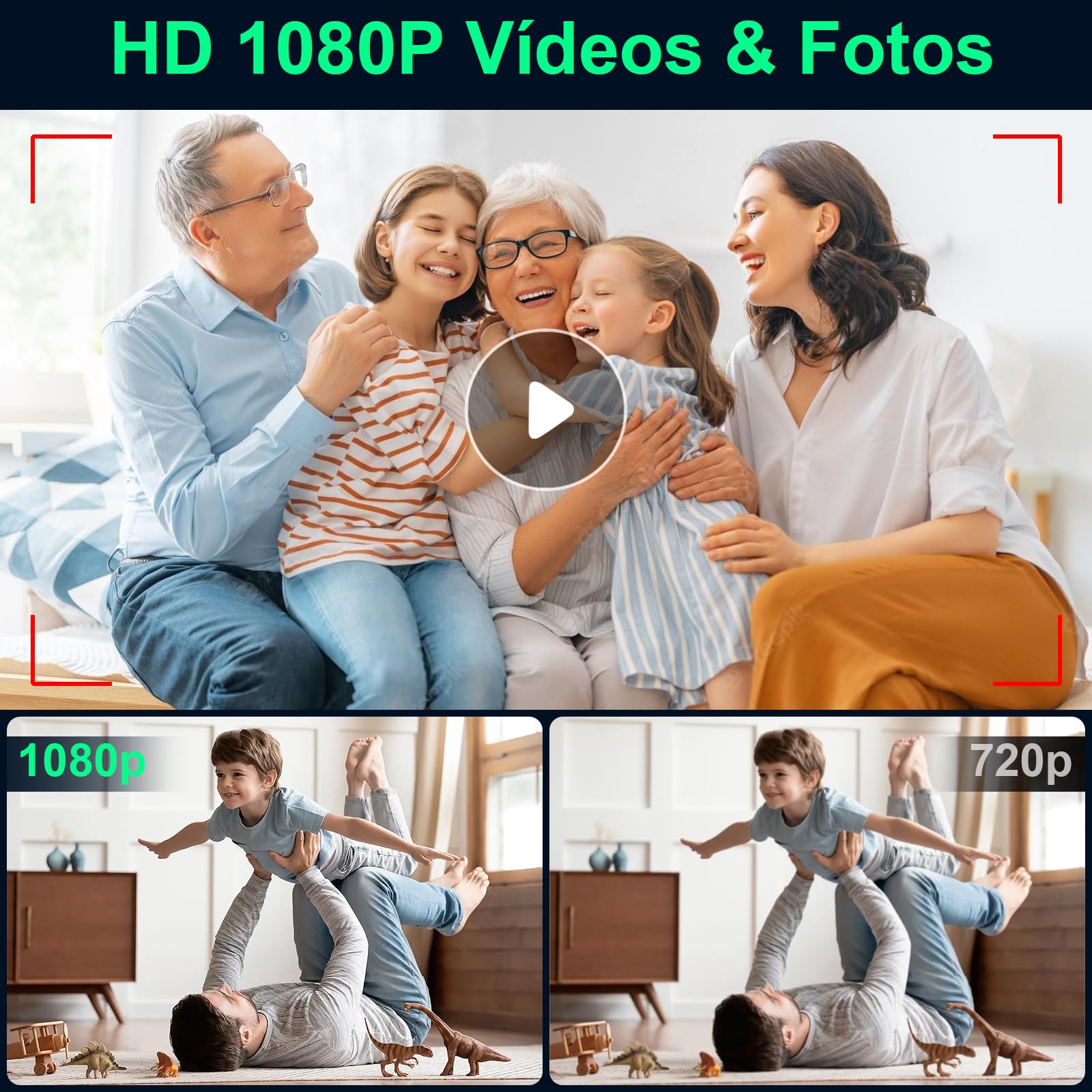 CYI Cargador USB con Cámara Oculta 1080P, Mini Cámara Espía Oculta WiFi 5G/2.4G, Camaras Espias Camufladas con Detección de Movimiento y Almacenamiento en la Nube para Uso en hogares, oficinas, etc.
