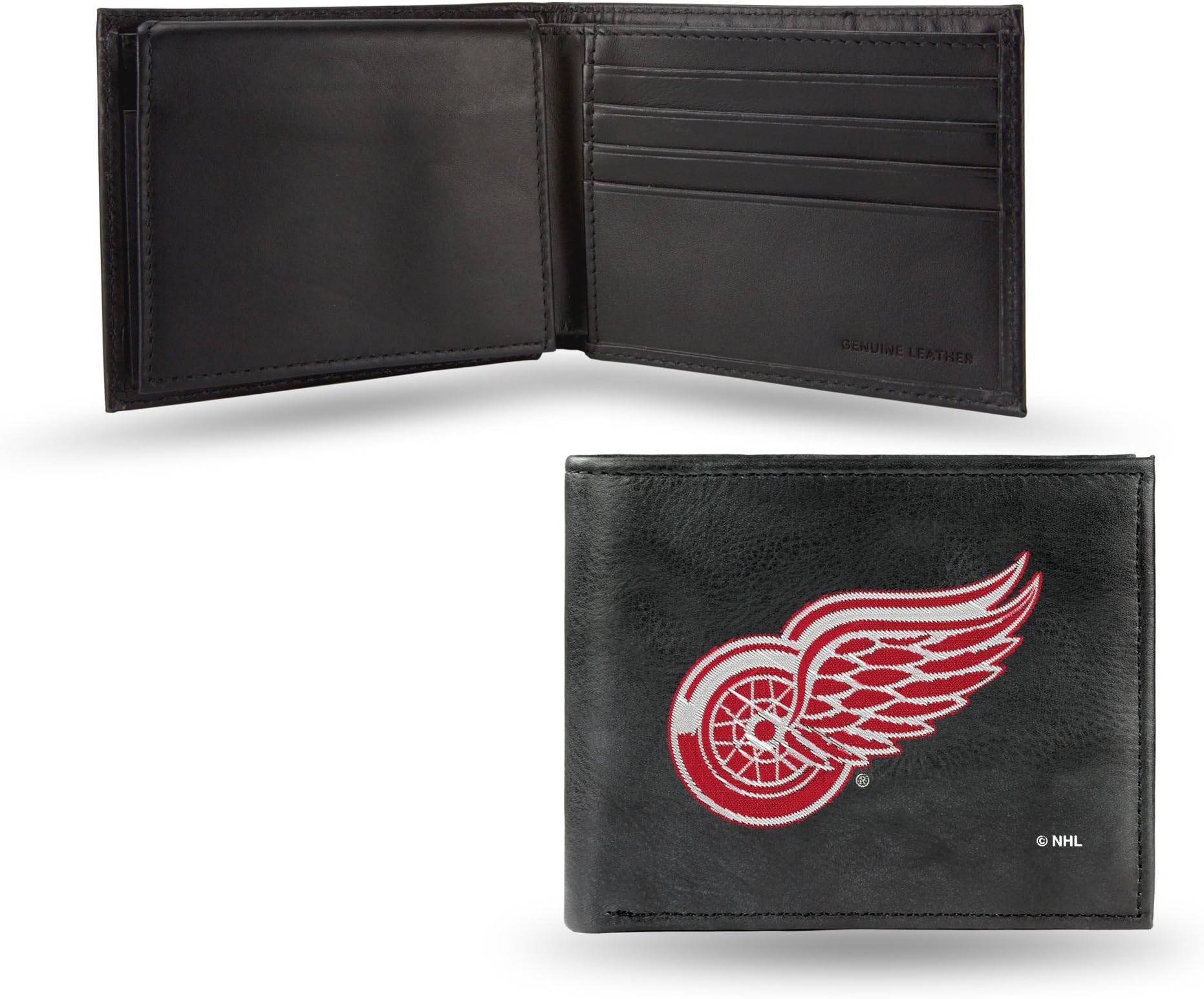 Rico Industries NHL Anaheim Ducks Embroidered Leather Billfold Wallet