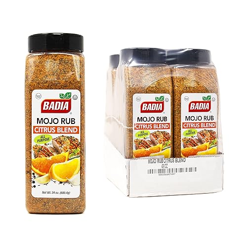 Vista 8 de Badia Mojo Rub Citrus Blend 5 onzas – Condimento picante de ajo y cítricos para adobo – Bali seco inspirado en latín con naranja, limón y lima