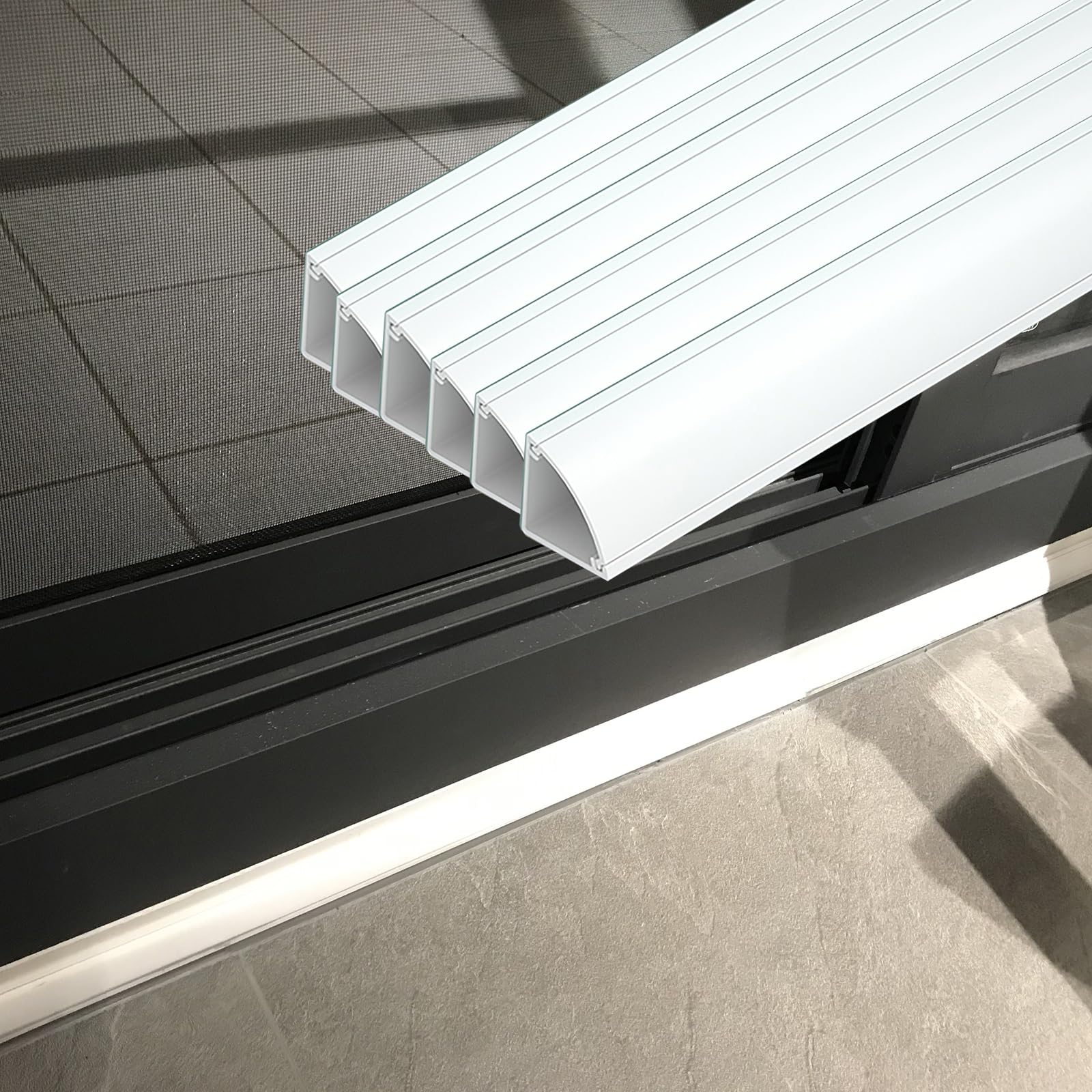 Copricavi Raccogli Cavi Canalina Passacavi Canalina Esterna Impermeabile Per Cavi 6 Cavi, Angolo Da Parete Autoadesivo Protezione Cavo Elettrico Organizzatore Per Soffitto/cucina/pavimento, Correttore
