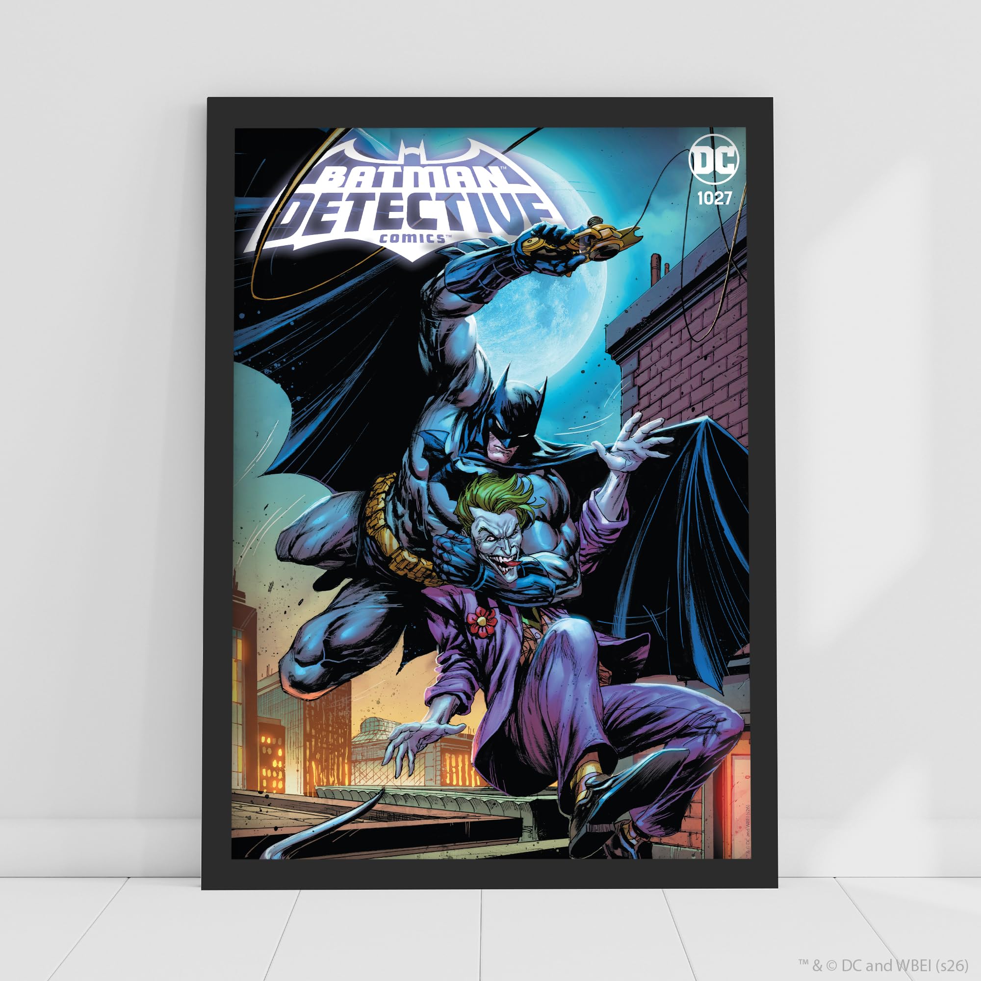 Themed The Joker Print - Batman Detective Poster Wall Art (21cm x 29.7cm - A4)