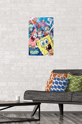 Miniatura 2 de Trends International Nickelodeon Bob Esponja - Póster de pared Joy de 14.725 x 22.375 pulgadas, versión premium sin marco