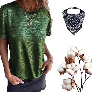 Emboadlie Gold Foil Short-Sleeved T-Shirt, Women's Round Neck Short-Sleeved T-Shirt,Comfortable and Breathable