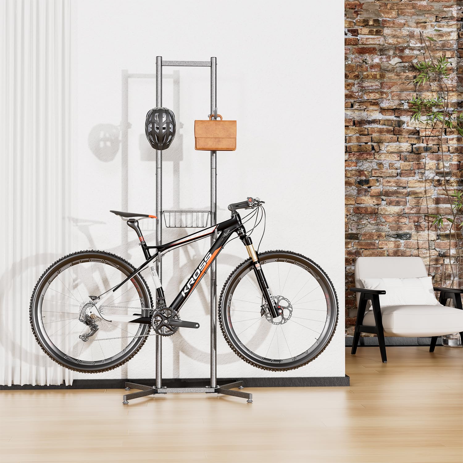 CXWXC Support de vélo pour 2/4 vélos - Charge maximale : 50 kg - Support de vélo pour l'intérieur et Le Garage - Rangement en Plein air