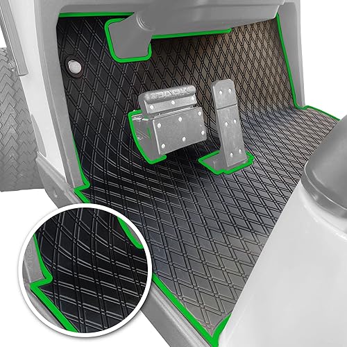 Xtreme Mats EZGO TXTS4Cushman GolfCart Mat, Tapete de Piso de Cobertura Completa para Carrito de Golf - Solo se adapta a EZGO TXT (1994+), Express