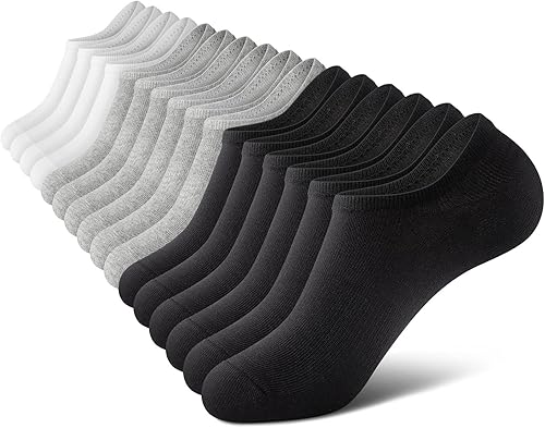 No Show - Calcetines para hombre, calcetines de tobillo de corte bajo, calcetines cortos para hombre, calcetines casuales de algodón