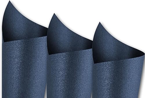 Vista 15 de Paquete de 50 papel metálico brillante, texto # 81, metálico de doble cara, ideal para impresiones especiales, bandas para el vientre, tarjetas