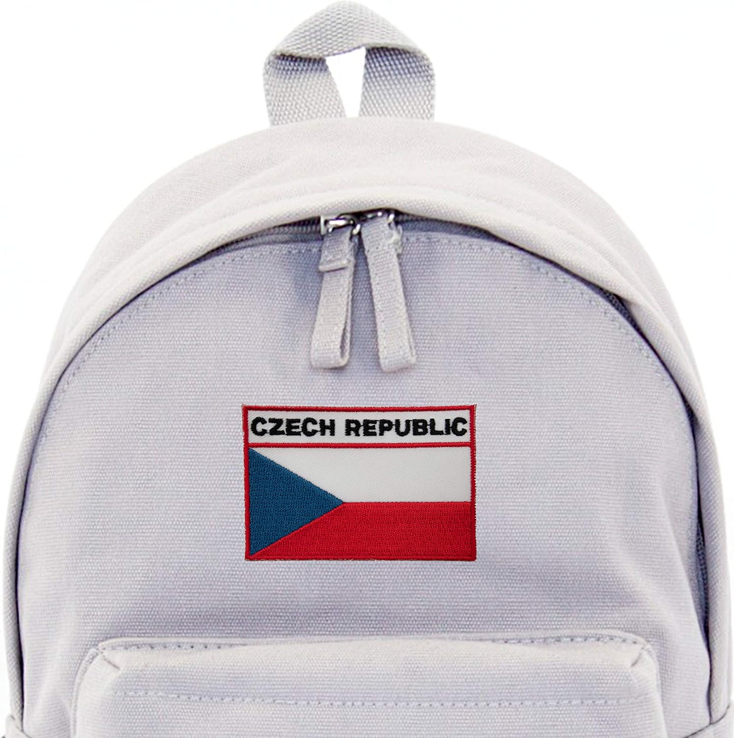 A-ONE -Czech Republic Fabric Cloth Patch+Czechia National Flag Lapel Pin, Sew on Iron on Military Tactical Badge, Enamel Pin NO.009A