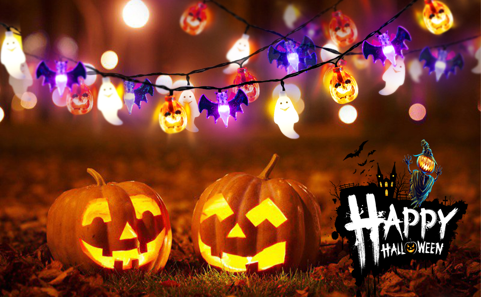Cherishous Twinkle Light Pumpkins - Starry Night LED Resin Pumpkins With Timer, Fall & Halloween Home Decor (Set Of 2) - View #5