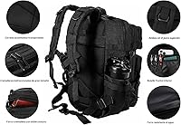 Vista 5 de LHI Mochila Táctica Militar para Hombres y Mujeres 45L Ejército 3 Días Mochila de Asalto Bolsa Mochila Grande con Sistema Molle