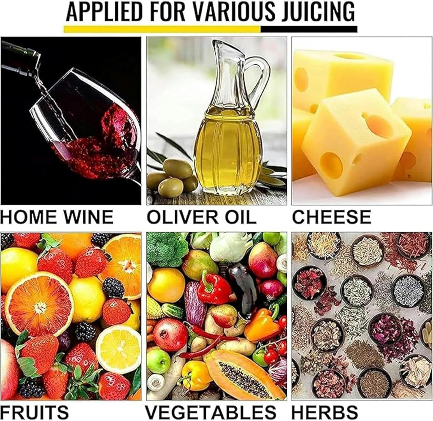 Wine Cider Press, 6 -Liter Fruits, T -Shaped Mango, Double Antioxidant Stainless Steel Barrels, Honey Processing Extractors, Cheese Elaboration ~/