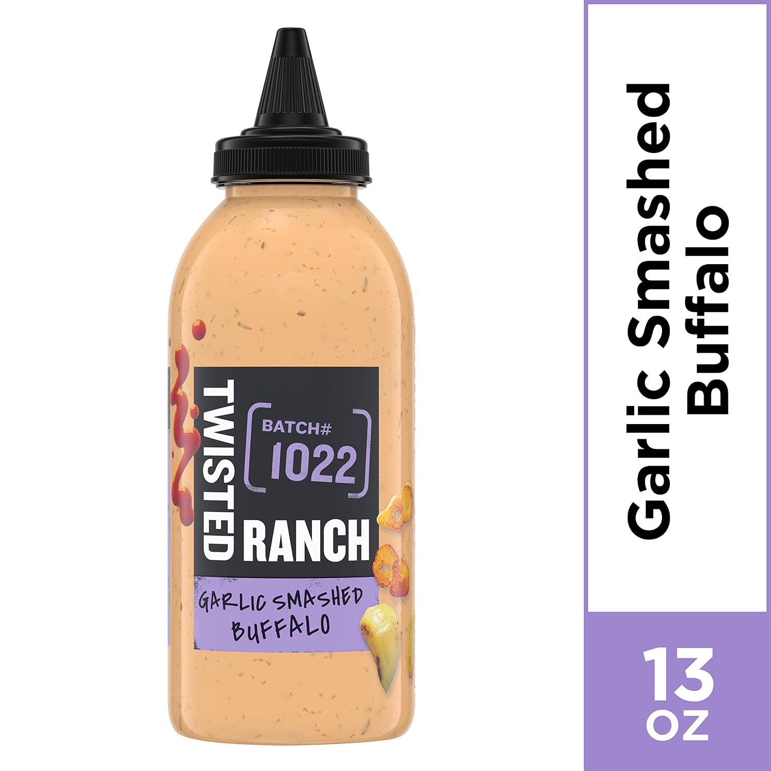 Twisted Ranch Garlic Rubbed Buffalo Ranch Dressing & Dip (13 oz Bottle)