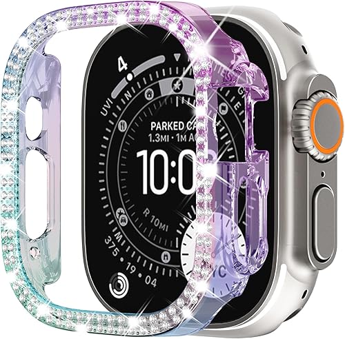 Miniatura 40 de KADES - Funda protectora brillante compatible con Apple Watch Series SE, SE 2022, 6, 5 y 4 de 40 mm, con protector de pantalla incorporado (40 mm,