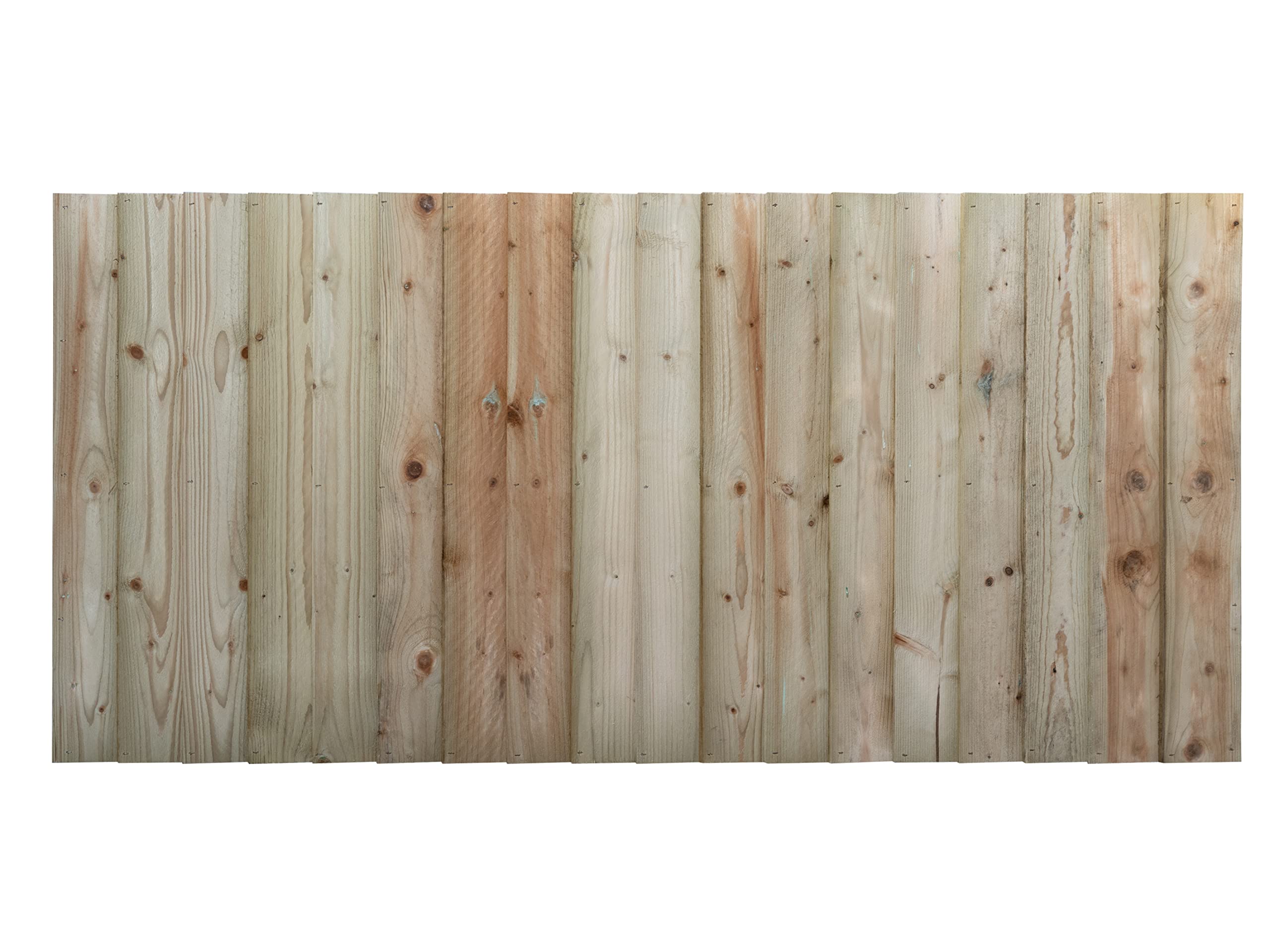 Arbor Garden Solutions Premium Closeboard Fence Panel, Heavy Duty Vertical Feather Edge, Pressure Treated Timber,1828mm Width, Multiple Heights Available (Natural (Light Green), 2ft)