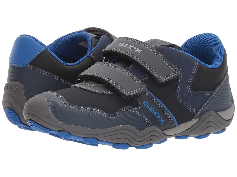 

Geox Kids Jr Arno 13 (Little Kid/Big Kid) (Dark Navy/Royal) Boy's Shoes