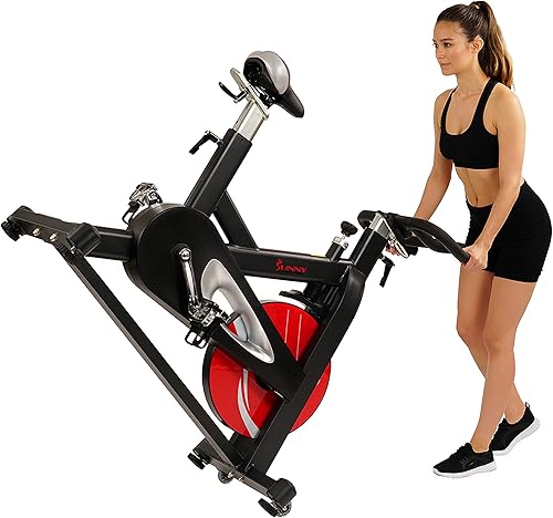 Miniatura 7 de Sunny Health & Fitness Evolution Pro Magnetic Belt Drive Indoor Exercise Cycling Bike