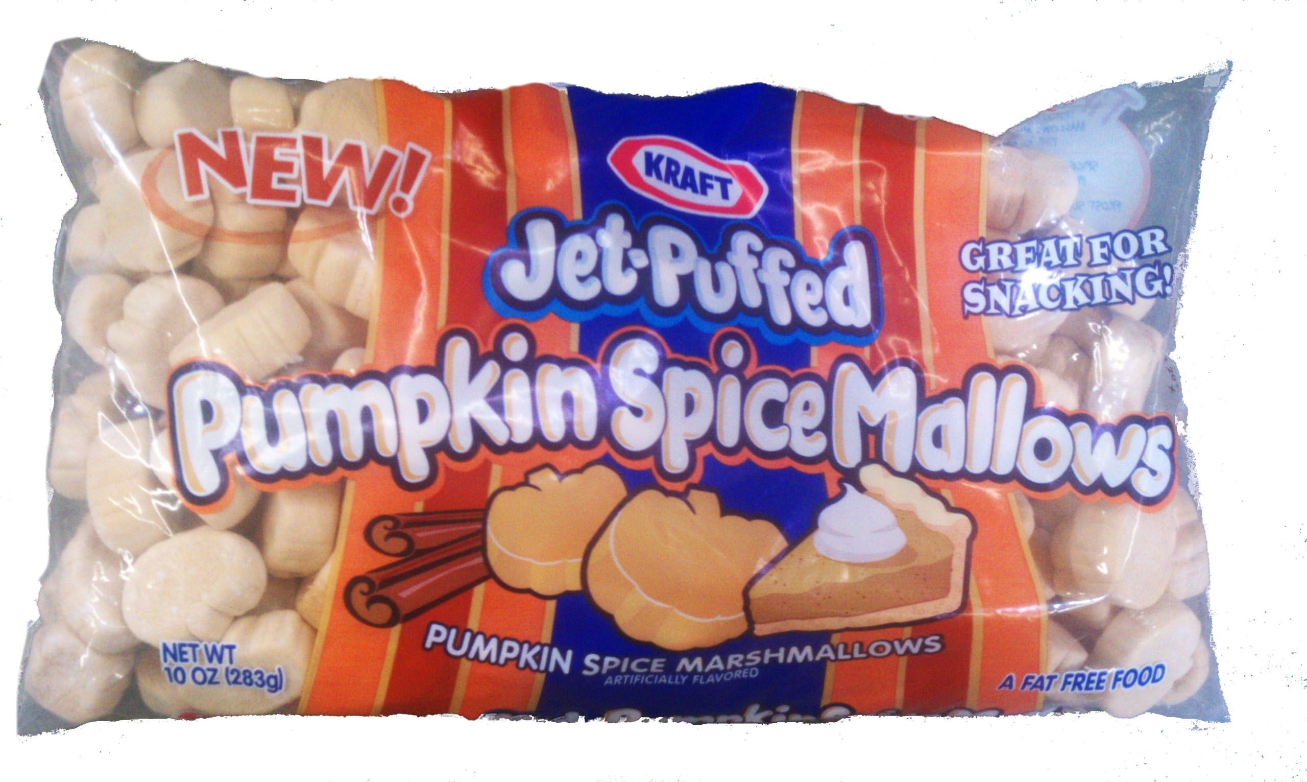 Kraft Jet Puffed Pumpkin Spice Marshmallows 10 Oz (Pack of 3)