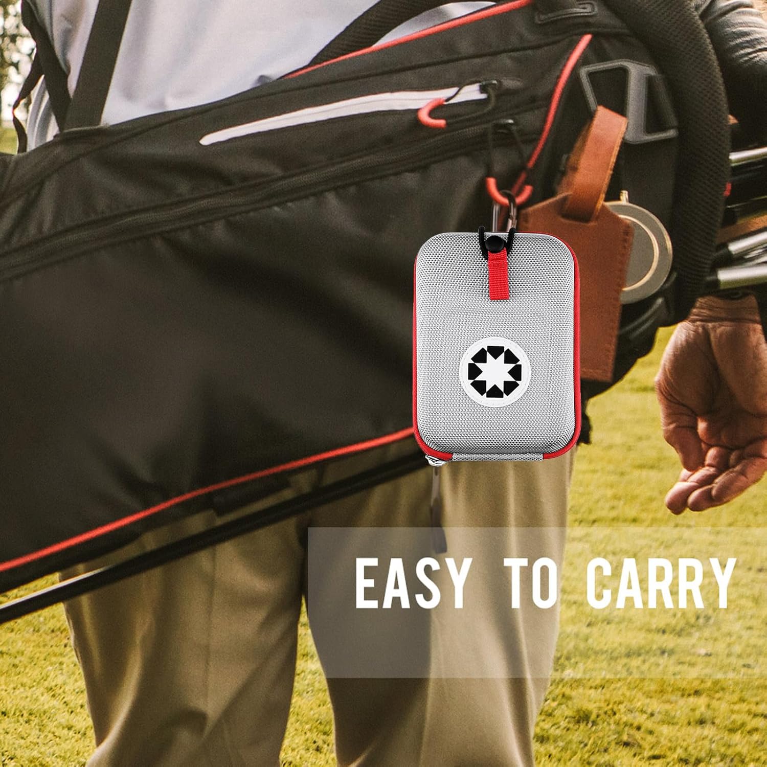 Rangefinder Case, Portable Waterproof Shockproof Universal Range Finder Carry Bag, Range Finder Pouch, Golf Accessory Case, Rangefinder Holder Eva Bag for Golf Range Finder