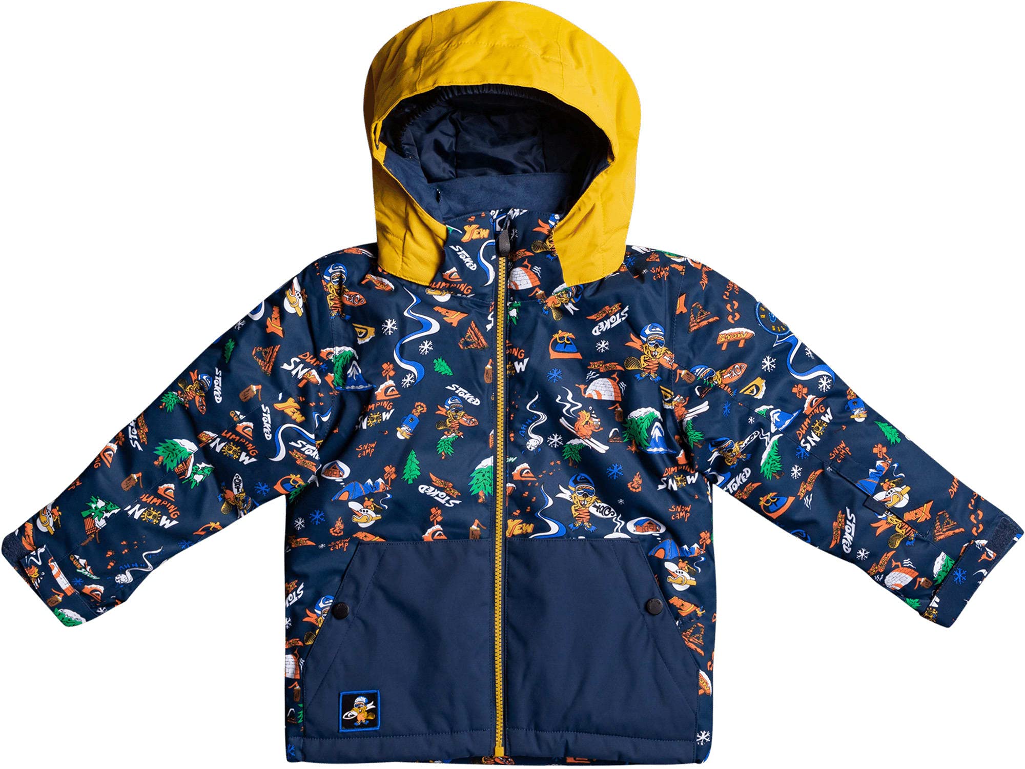 Quiksilver Boys' Little Mission 10k Grow System Snow Jacket