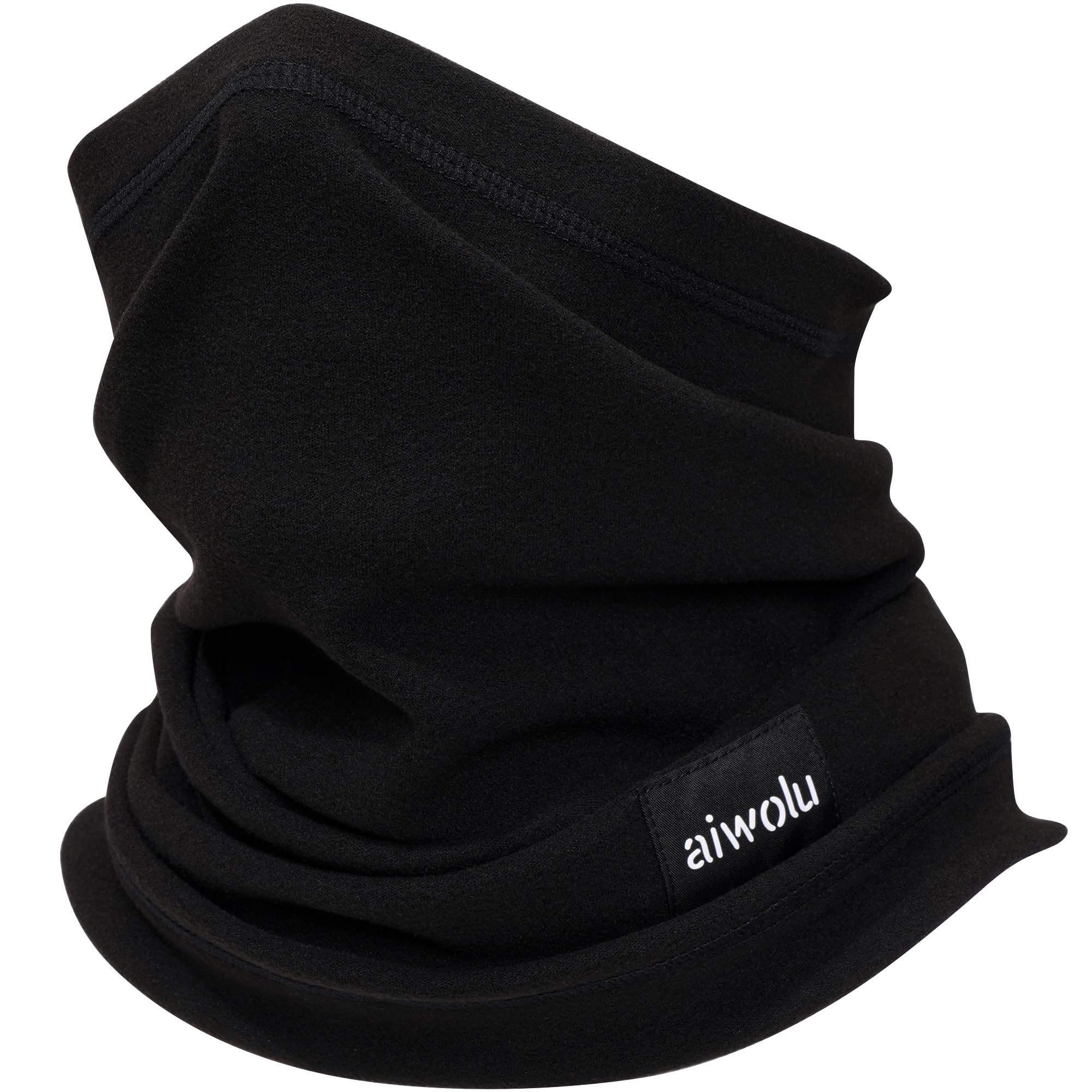 AIWOLU Neck Gaiter Warmer Windproof for Cold Weather Winter Face Mask Skiing Running Outdoor Men Women