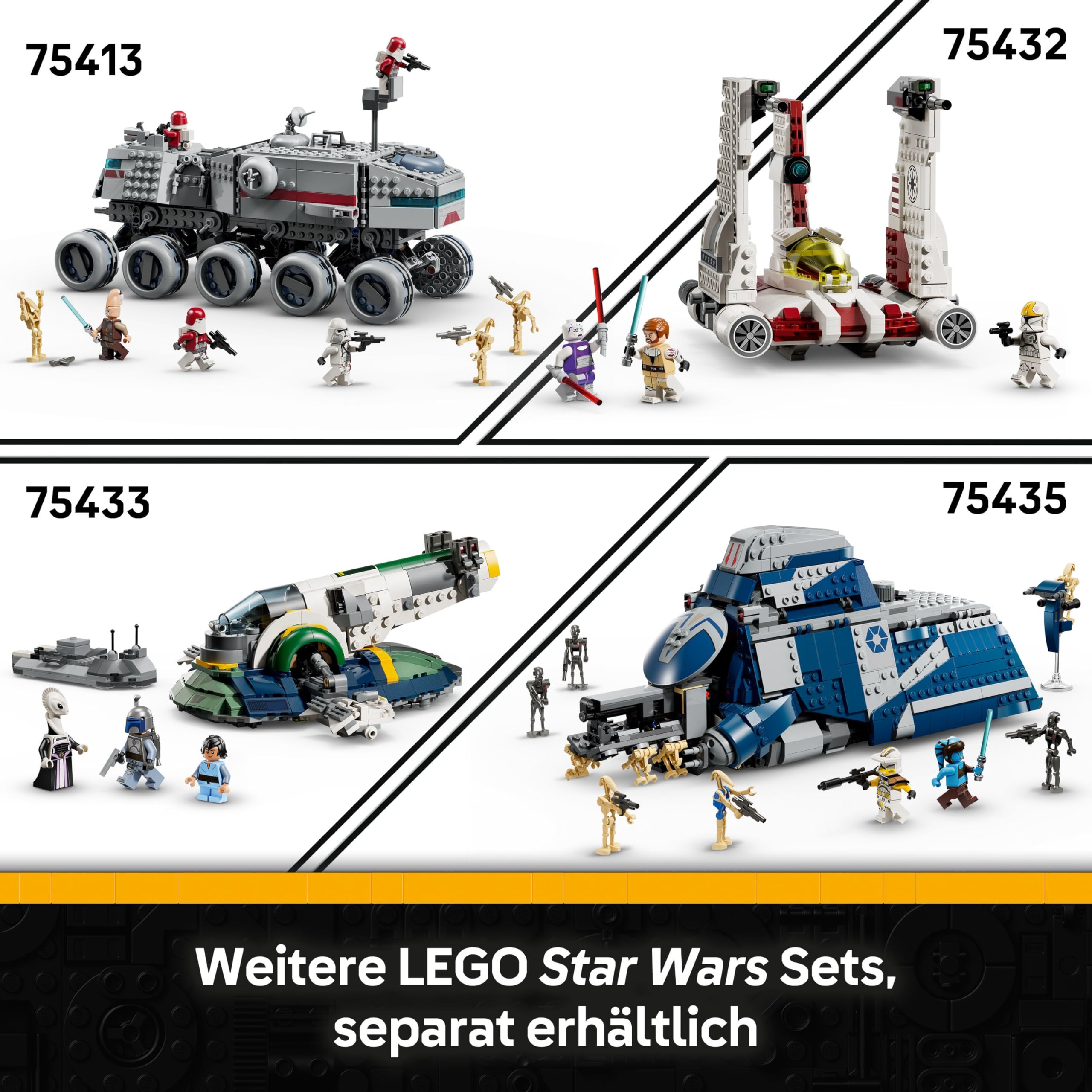 LEGO Star Wars Klonsoldaten des 327. Sternenkorps Battle Pack - Spielzeug für Kinder ab 7 Jahren - Minifiguren zum Bauen und Sammeln - Kreatives Geschenk für Jungen und Mädchen - 75431