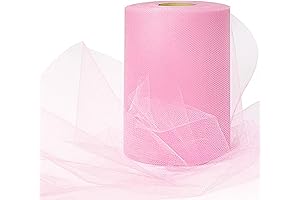 Decorative Rolls of Pink Tulle for Limitless Creativity