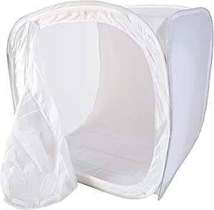 CowboyStudio 12-Inch Product Photography Soft Box/Light Tent Cube with 4 Chroma Key Backdrops