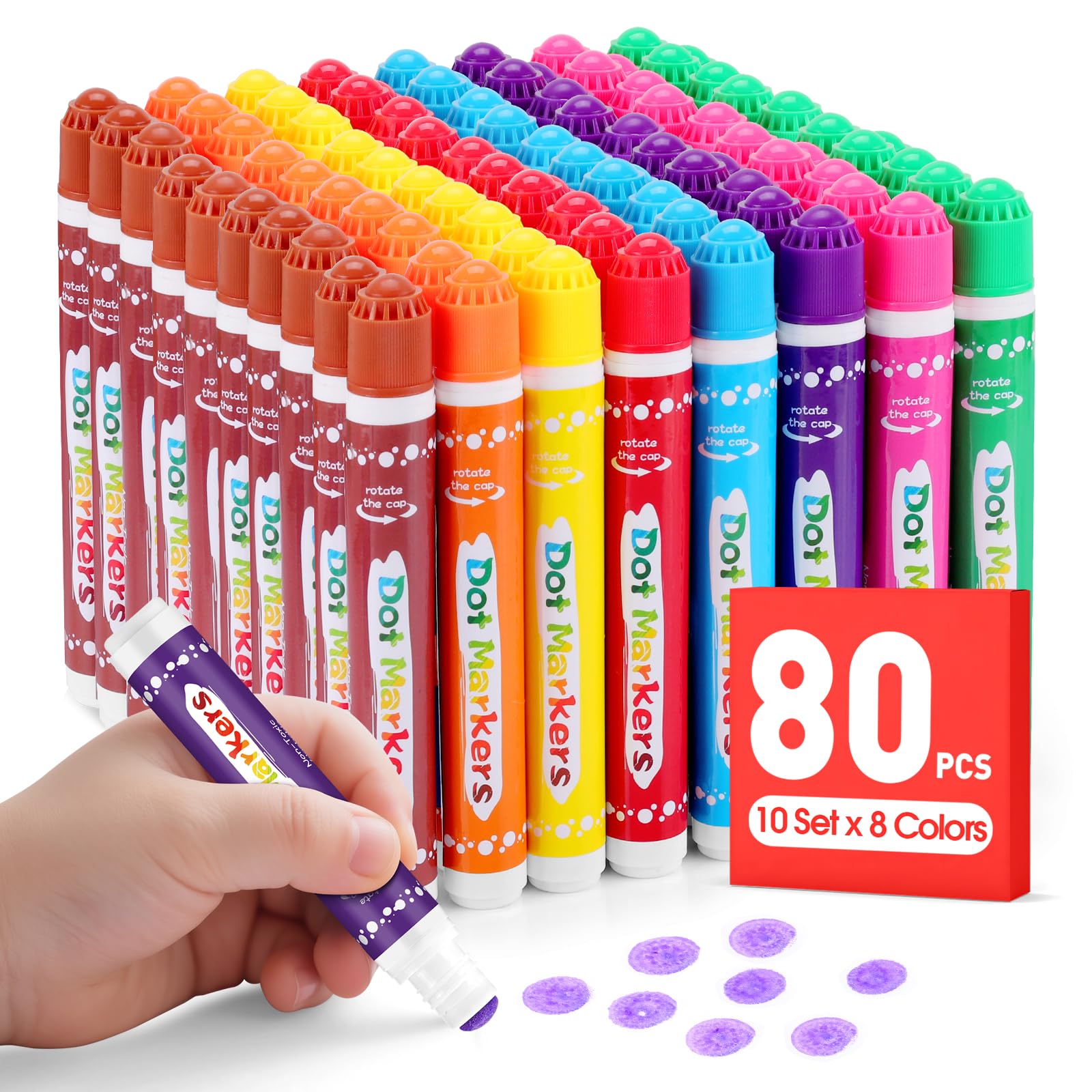 FUMILE Dot Markers Bulk