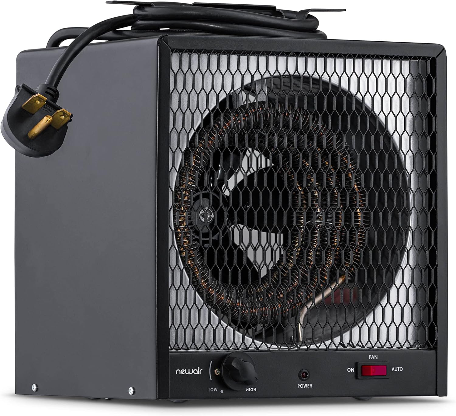 Newair 5600W Portable Electric Garage Heater - Heats Up to 600 sq. ft. with 6-Foot Cord Wrap