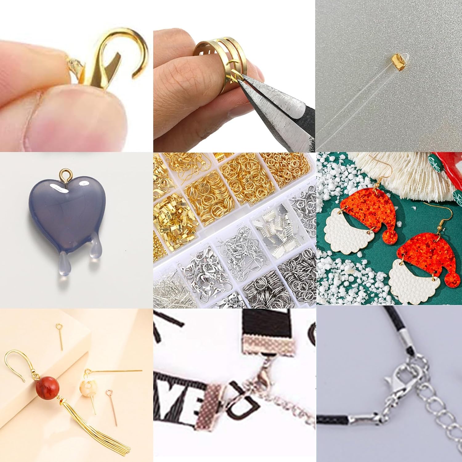 Jewelry Making Supplies Kit for Adults, Jewelry Repair Kit with Pliers, Findings and Beading Wires for Jewelry Repair Making and Beading - Image 6