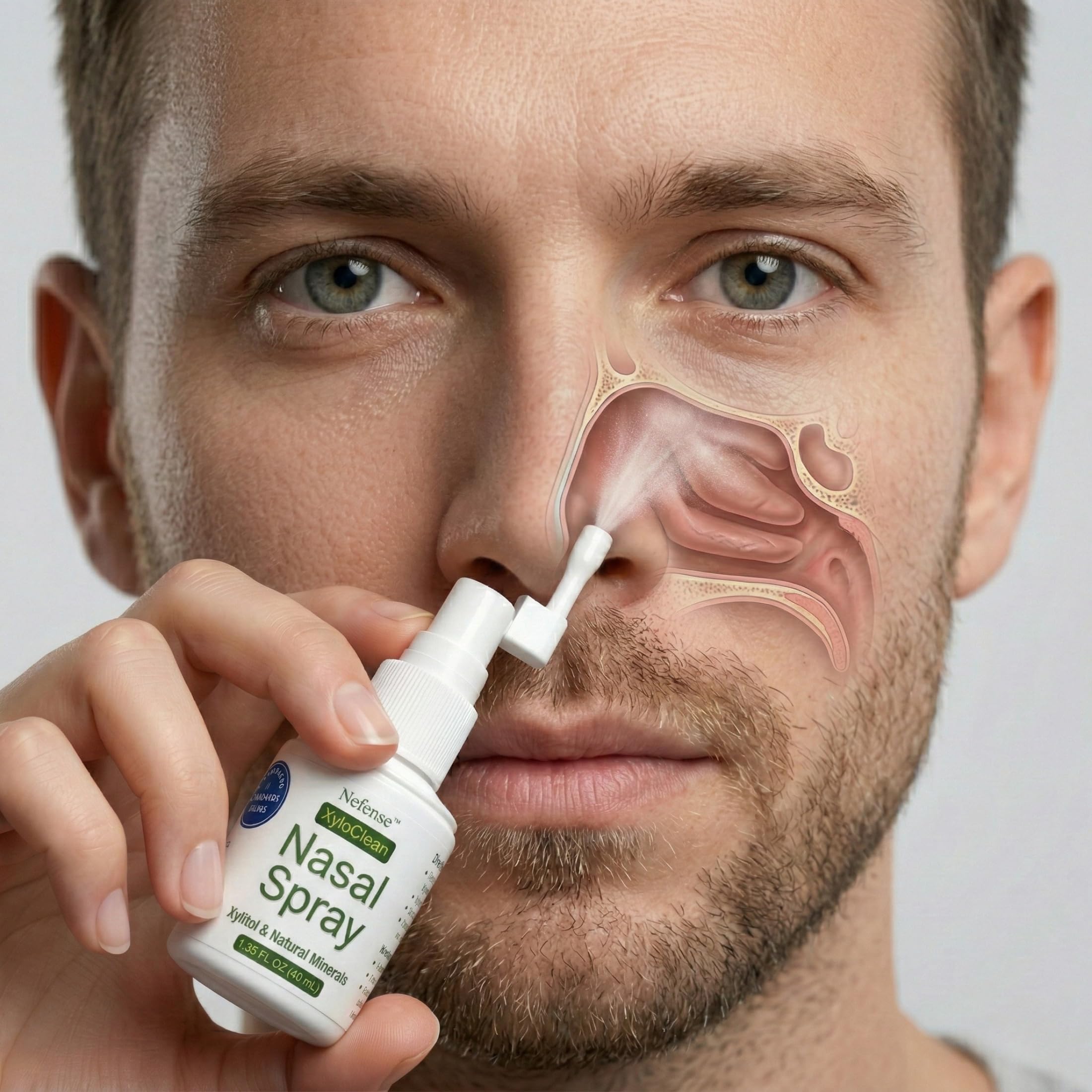 XyloClean ENT Specialist Recommended Xylitol Nasal Spray, Natural Moisturizer and Cleanses Irritants to Relieve Daily Congestion and Soothe Dry Passages — Amazon image 6