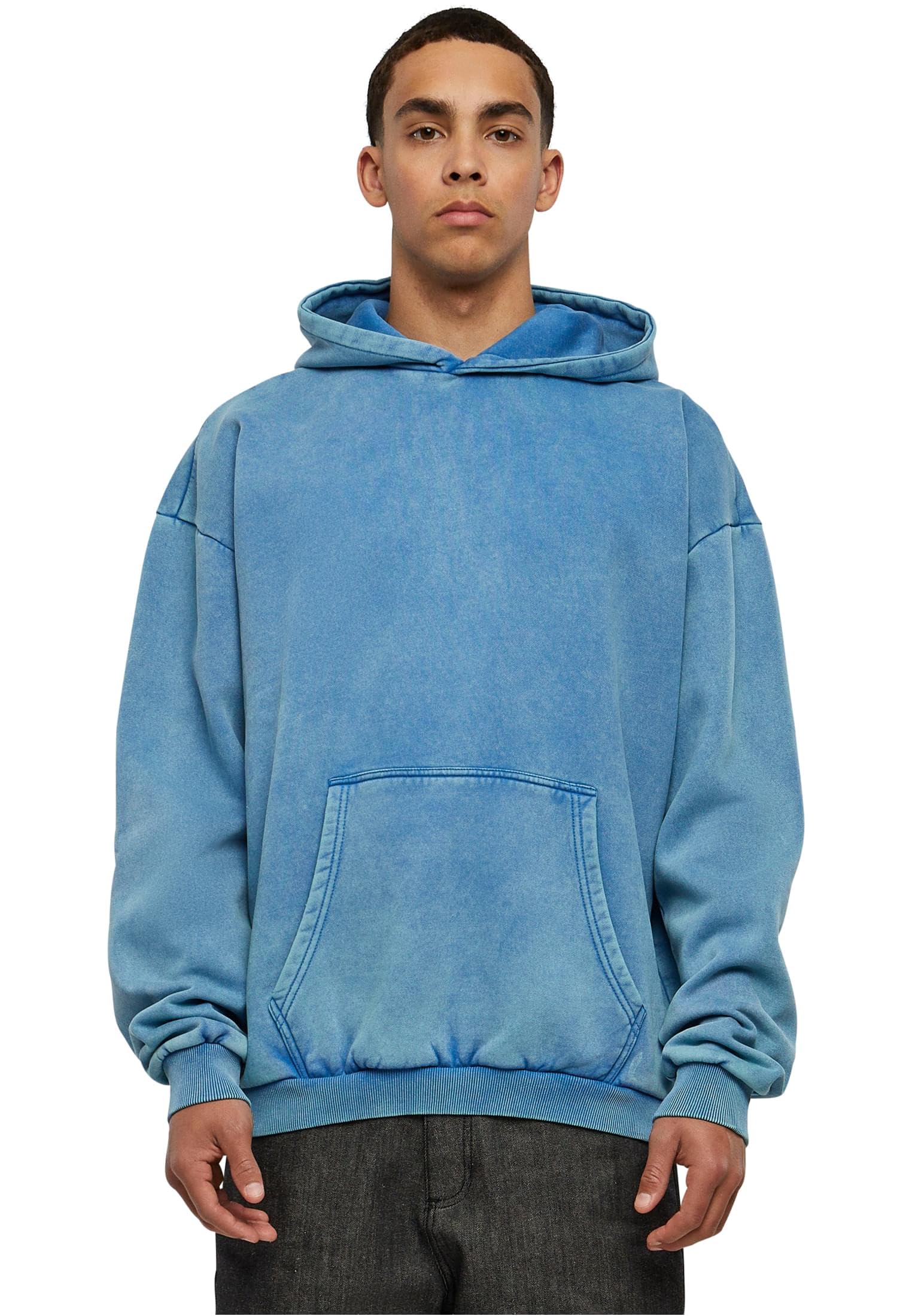 Urban Classics Men's Royal Stone Washed Hoody Hooded Sweatshirt, Xxxxl