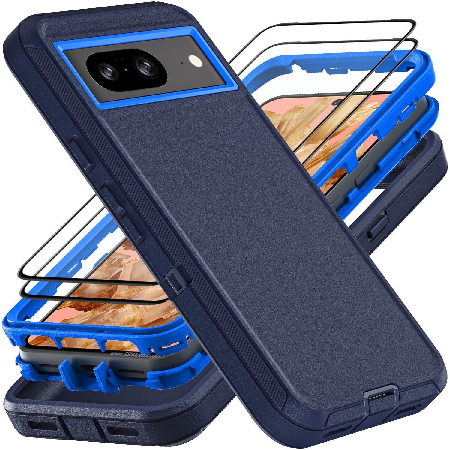 Coque Google Pixel 8 de qualité militaire en silicone rigide - 7