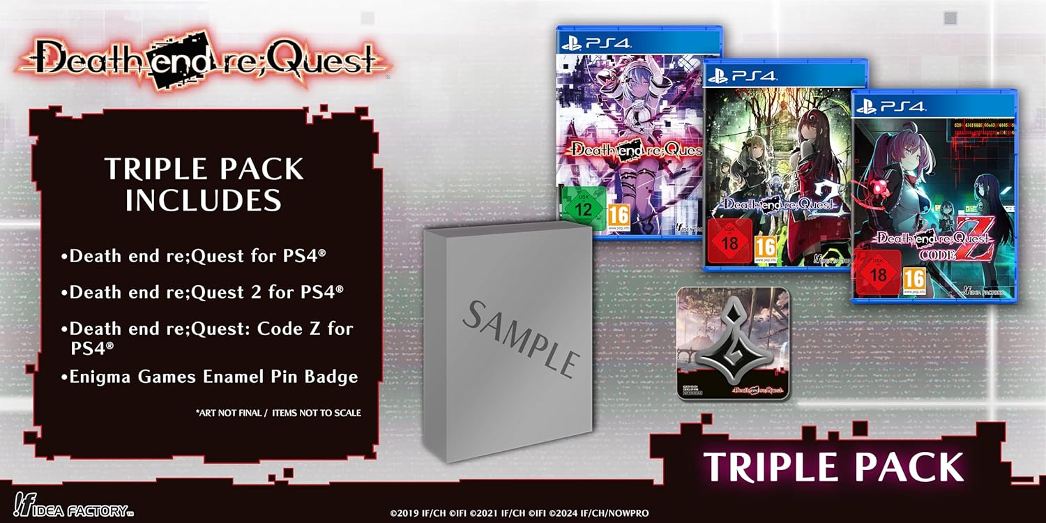 Death end re;Quest/ Death end re;Quest 2/ Death end re;Quest: Code Z - Triple Pack (PS4)