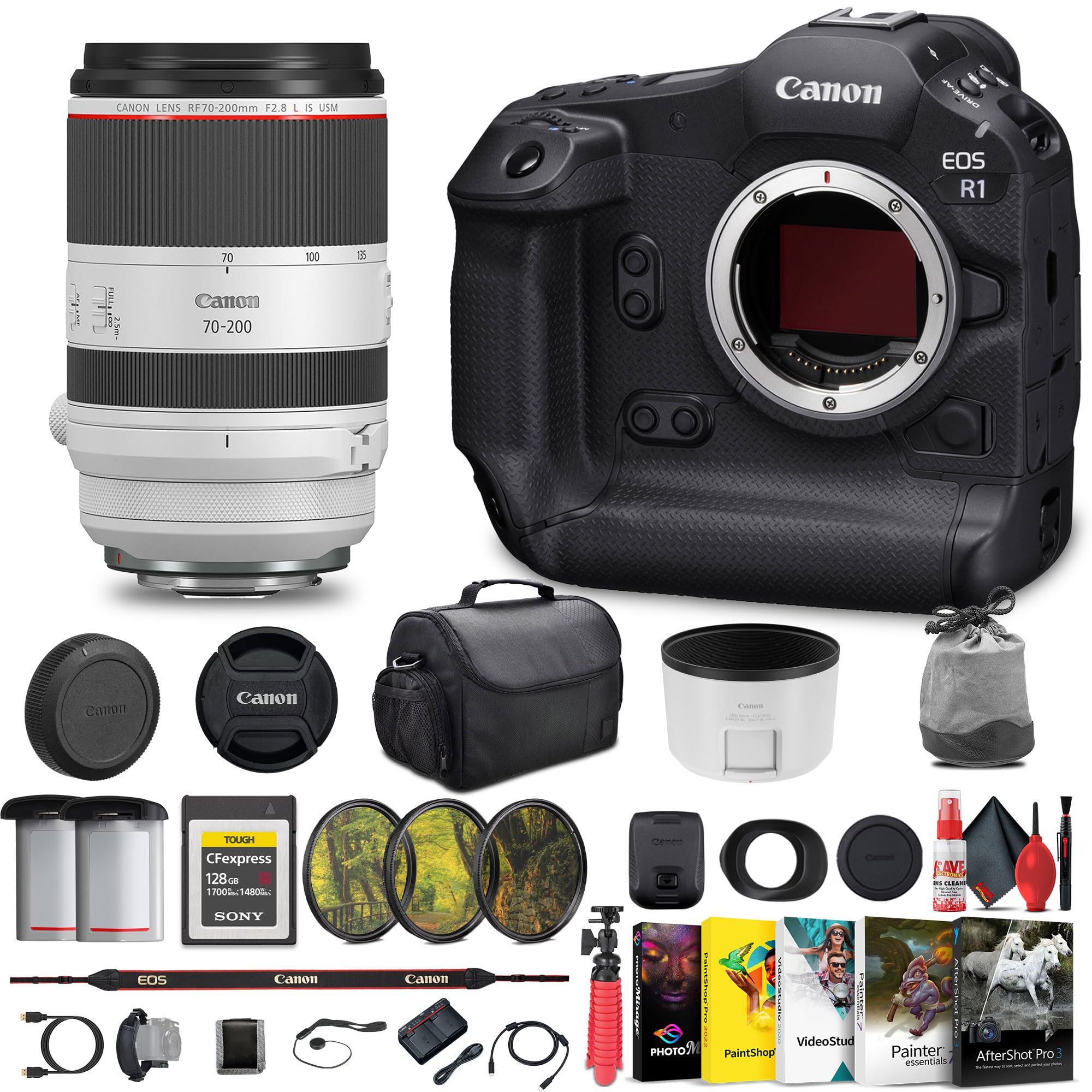 Amazon.com : Canon EOS R1 Camera - 24MP with RF 70-200mm f/2.8