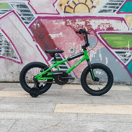 Miniatura 5 de 12 14 16 18 Inch Kids Bike BMX Style Bicycle with Training Wheels Coaster Brake for 2-10 Years Old Toddlers Boys Girls Multiple