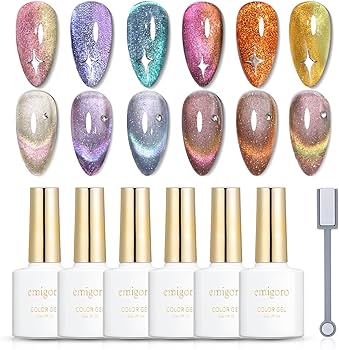Amazon | emigoro マグネットネイル ジェル 磁石付き マグネットジェル