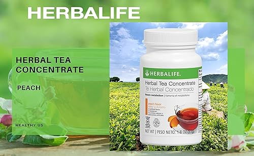 Miniatura 4 de Herbalife Concentrado de té de hierbas: melocotón 1.8 onzas (1.80 oz) sin gluten, sabor natural, sin edulcorante artificial