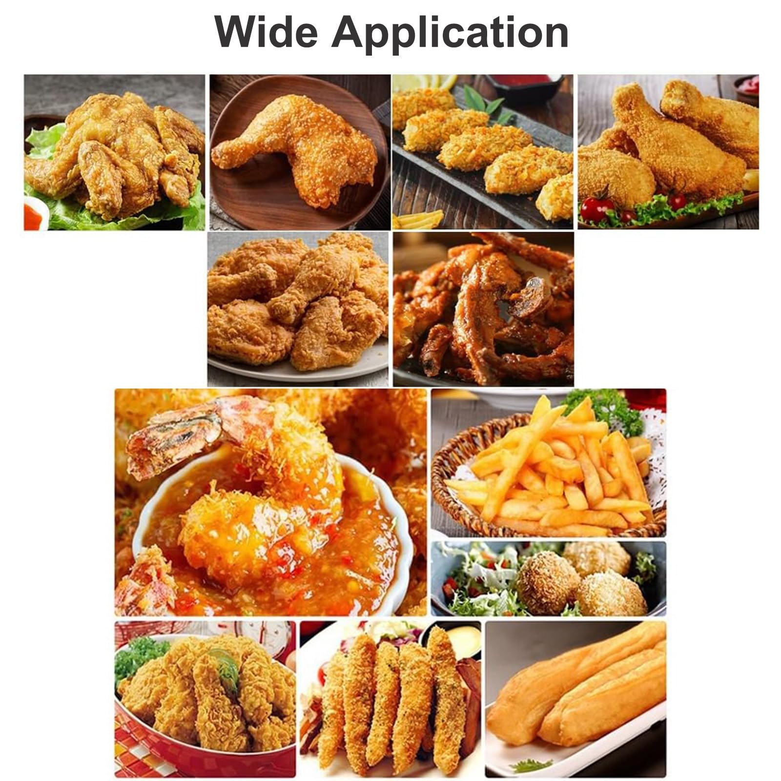 Macchina per Friggere Il Pollo Commerciale, Friggitrice ad Alta Pressione da 3000W, Friggitrice Elettrica da Banco da 16 Litri con Cestello, 50-200℃, per Snack Bar