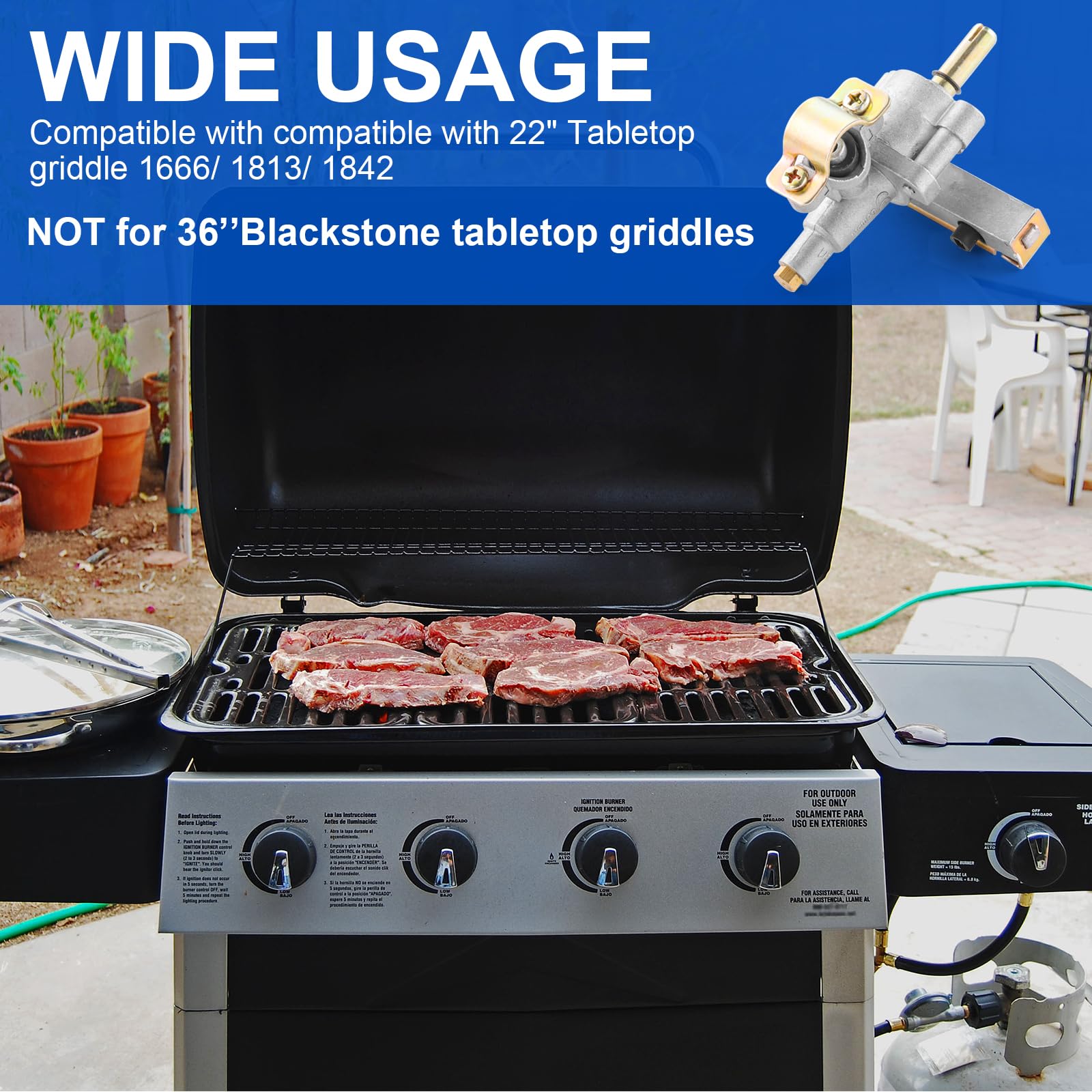 Burner Blackstone Griddle Not Igniting Black Stone Grill Gas