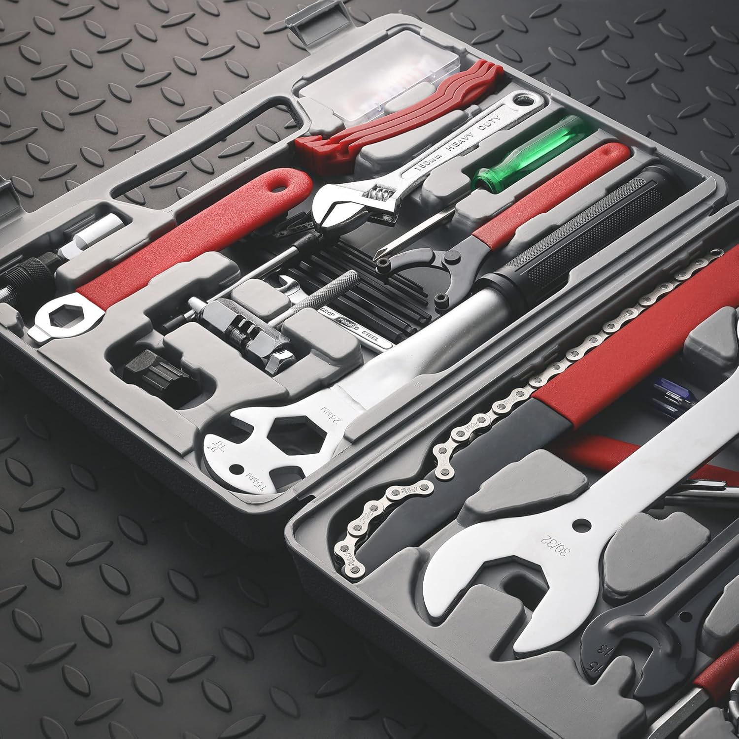 CyclingDeal Bike Bicycle Repair Tool Kit - Quality Tools Kit Set for Mountain Bike Road Bike Maintenance in a Neat Storage Case : Cranktool Set : Sports & Outdoors