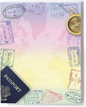 PaperDirect Adventurous Global Travel Stationery, Letters, Cards, Invites, Border Papers, Letterhead 8.5 x 11, 100 sheets, Elegant Premium Writing Paper, Decorative Printer Paper