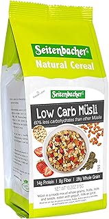 Seitenbacher Low Carb Strawberry & Chocolate Musli, 13.2 Ounce