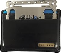 Vista 4 de Herramienta de bolsillo de supervivencia, multiusos, 43 en 1, tamaño de tarjeta de crédito, billetera, ninja, multiherramienta, plata