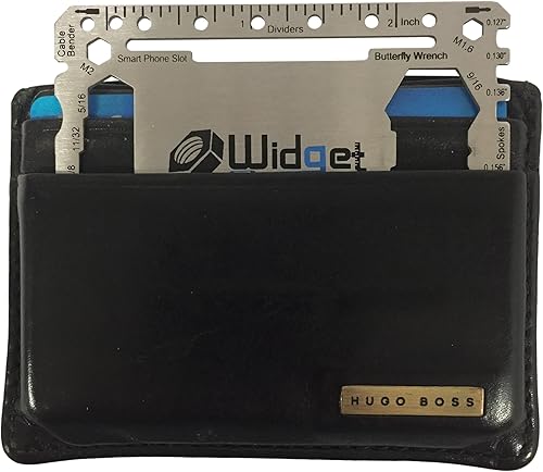 Miniatura 4 de Herramienta de bolsillo de supervivencia, multiusos, 43 en 1, tamaño de tarjeta de crédito, billetera, ninja, multiherramienta, plata