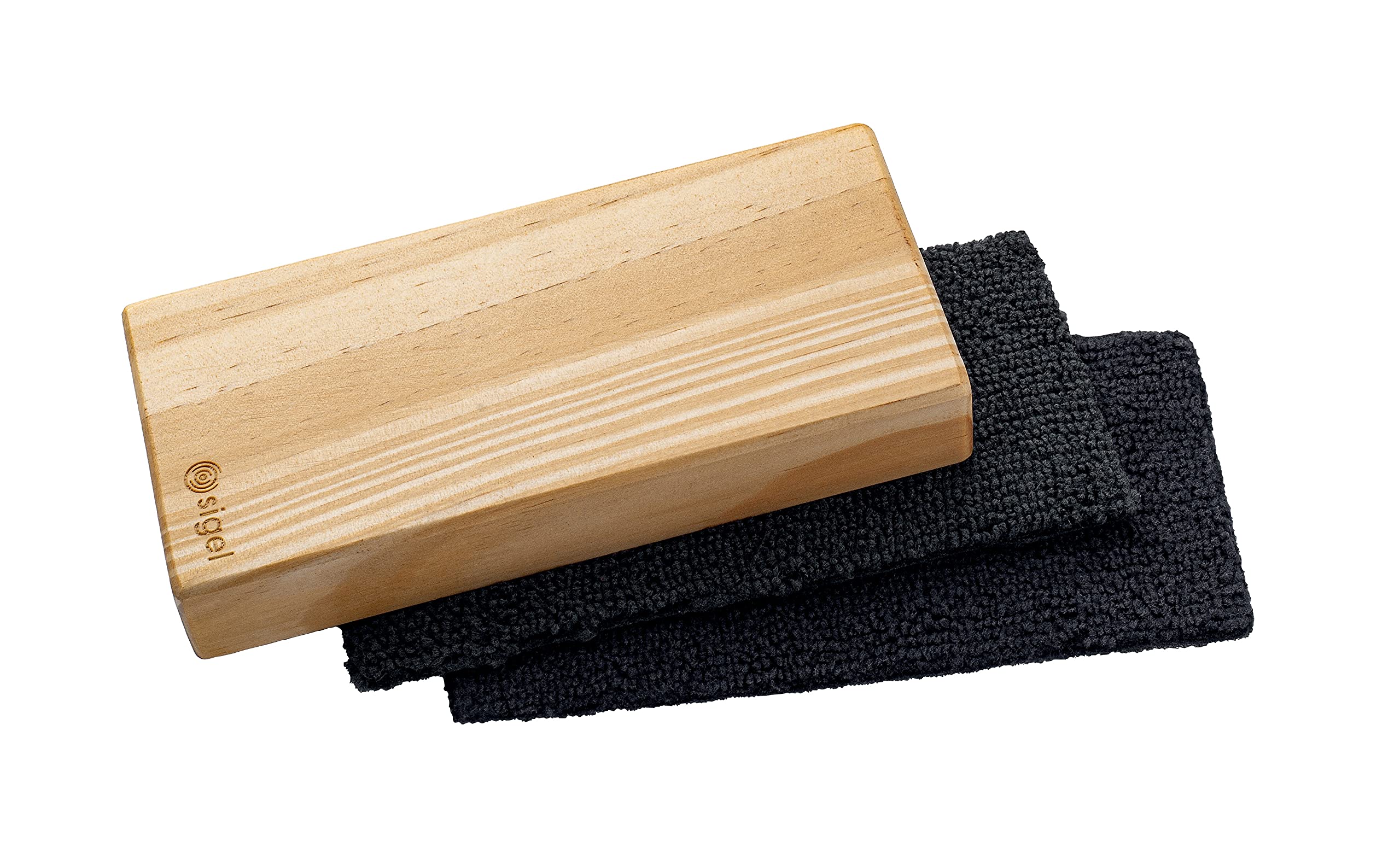 SIGEL BA120 Magnetic WhiteBoard / WhiteBoard eraser brush, wood, 13 x 6 cm, Beige / anthracite