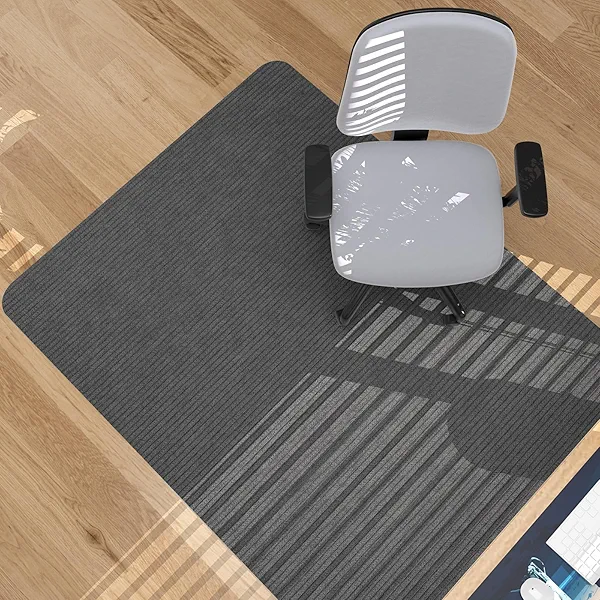 Placoot Desk Chair Mat for Hardwood Floor & Tile 55"x35" Office Chair Mat for Rolling Chairs Large Anti-Slip-Recyclable Material Computer Chair Rug for Office/Home